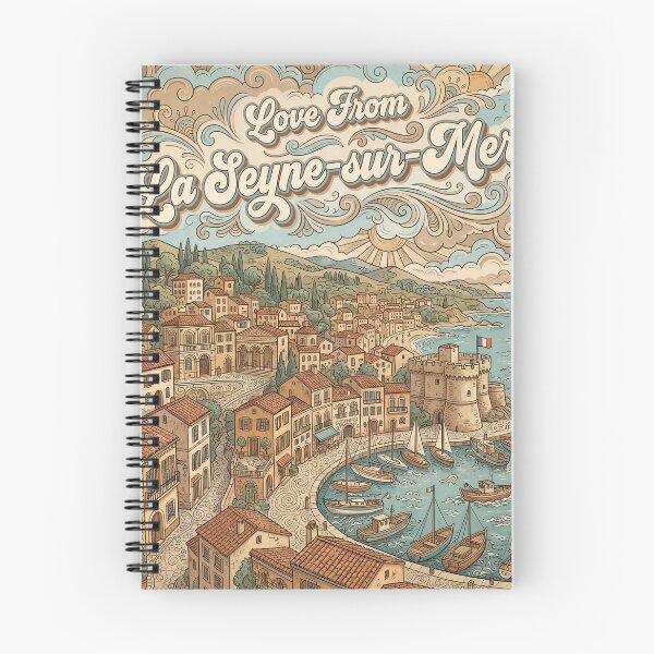 Item preview, Love From La Seyne-sur-Mer City of France Vintage Art designed and sold by Witty Shirts.