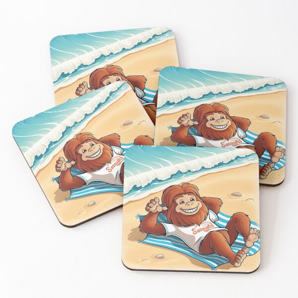 Item preview, Sasquatch's Beach Adventure: Mystical Coastal Encounter designed and sold by Chippychips1.