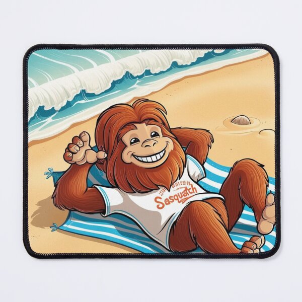 Item preview, Sasquatch's Beach Adventure: Mystical Coastal Encounter designed and sold by Chippychips1.