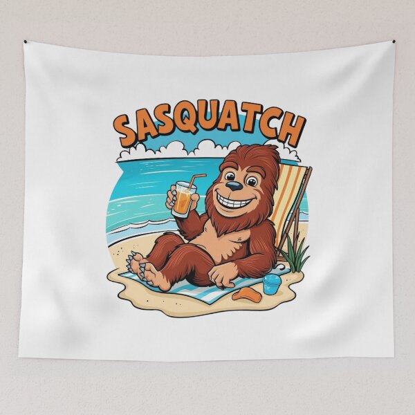 Item preview, Sasquatch's Beach Adventure: Mystical Coastal Encounter designed and sold by Chippychips1.