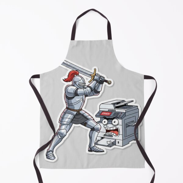 Item preview, Knight vs Printer - Medieval Office Humor Anime Art designed and sold by FRADEX STORE.