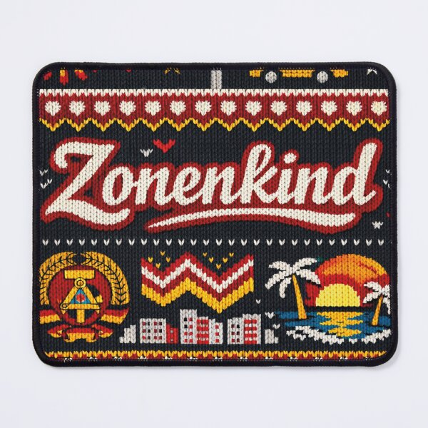 Item preview, Zonenkind Retro Lifestyle Knit Design designed and sold by Mauswohn.