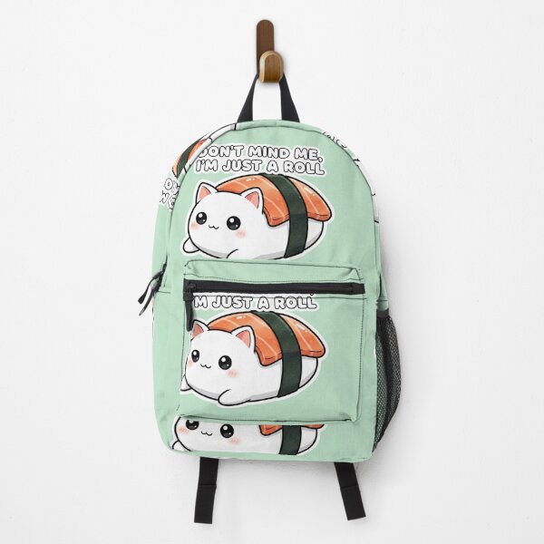 Item preview, Kawaii Sushi Cat - Anime Style Nigiri Kitten designed and sold by FRADEX STORE.