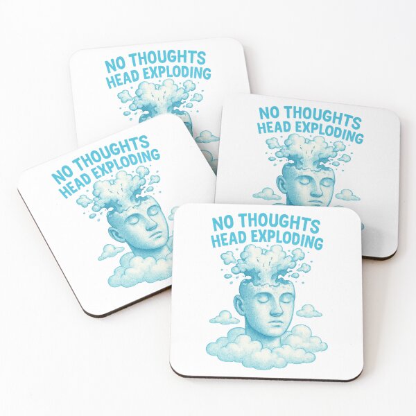 Item preview, No Thoughts Head Exploding Anxiety designed and sold by TwillTees.
