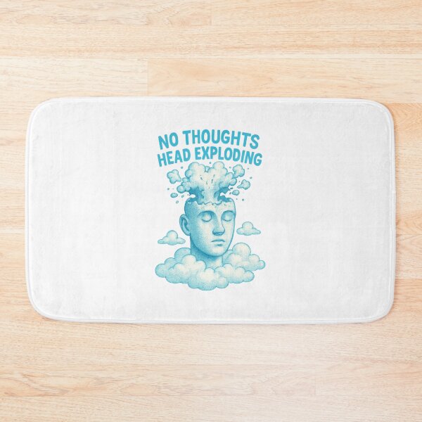 Item preview, No Thoughts Head Exploding Anxiety designed and sold by TwillTees.
