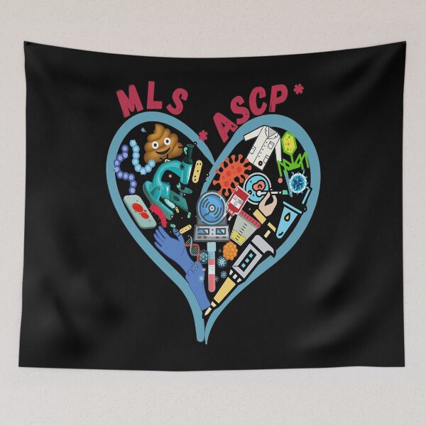 Item preview, Mls(Ascp) Heart Medical Laboratory Scientist Certification designed and sold by Samdany.