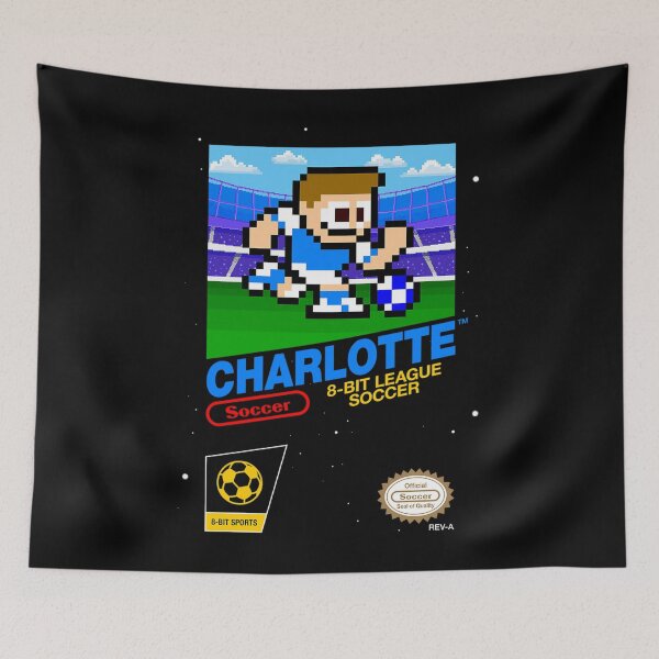Item preview,  Charlotte Fc (8-Bit Videogame Cart) designed and sold by Evangelanist.