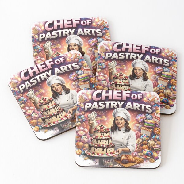 Item preview, A pastry chef with a festive cake designed and sold by newvisionart191.