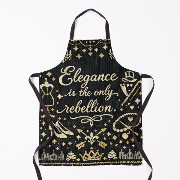 Item preview, Elegance is the only rebellion knit design designed and sold by Mauswohn.