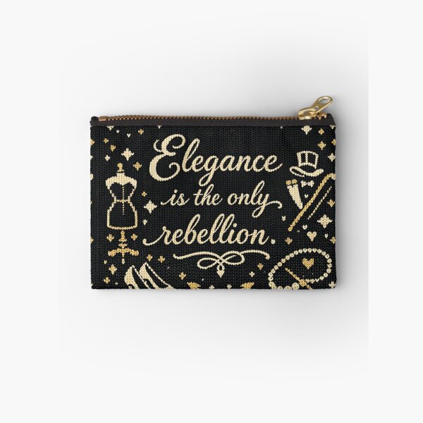 Item preview, Elegance is the only rebellion knit design designed and sold by Mauswohn.