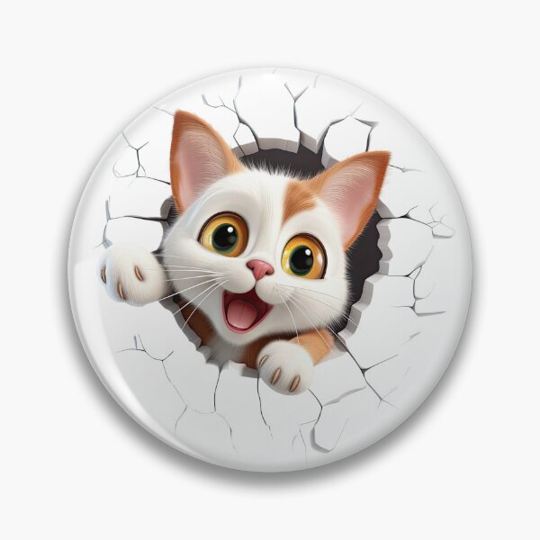 Item preview, The kitten jumps out of the... designed and sold by KrisGraphic45.