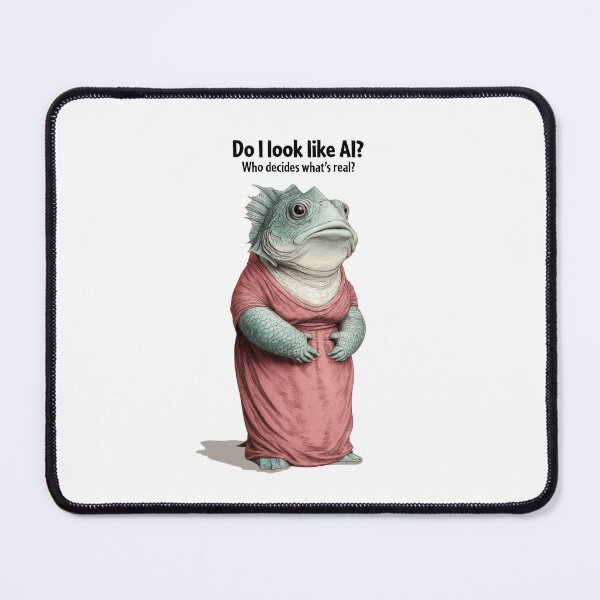 Item preview, Do I look like AI?- Surreal fish woman creature designed and sold by davidartcorner.