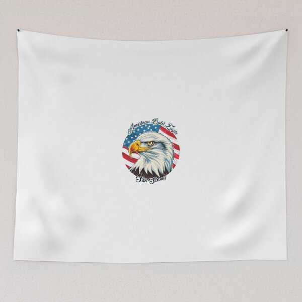 Item preview, American Bald Eagle – Free Spirit and Patriotic Strength designed and sold by MuninosShop.