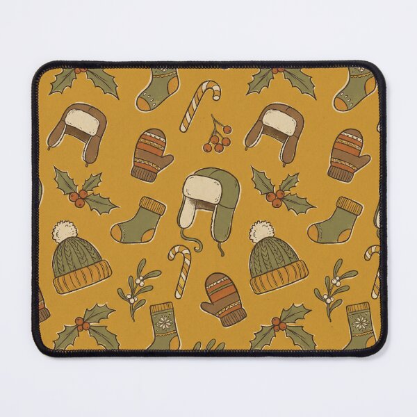 Item preview, Whimsical Winter Apparel and Holiday Greenery Pattern designed and sold by DGtaLrtcom.