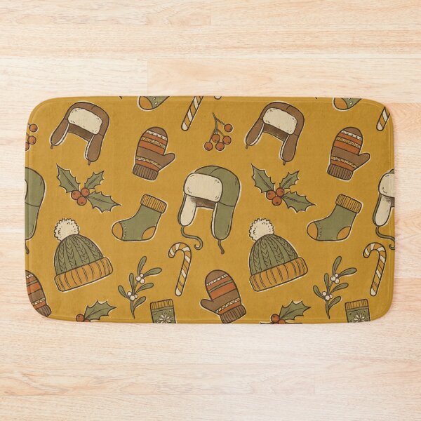 Item preview, Whimsical Winter Apparel and Holiday Greenery Pattern designed and sold by DGtaLrtcom.