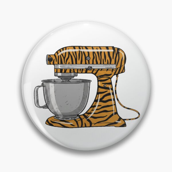 Item preview, Retro Tiger Stripe Pattern Electric Stand Mixer designed and sold by octozap.