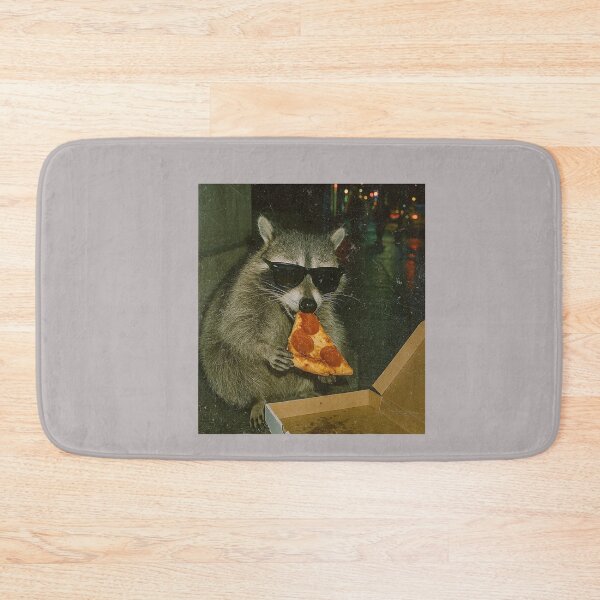 Item preview, Funny Raccoon Eating Pizza Animal Meme designed and sold by mjohnson9.