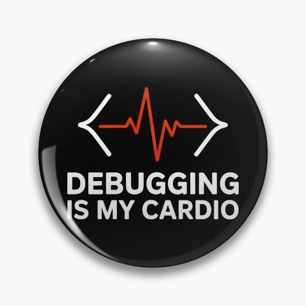 Artikelvorschau, Debugging ist mein Herzmuskel-Programmierer-Humor entworfen und verkauft von SplashTastic.
