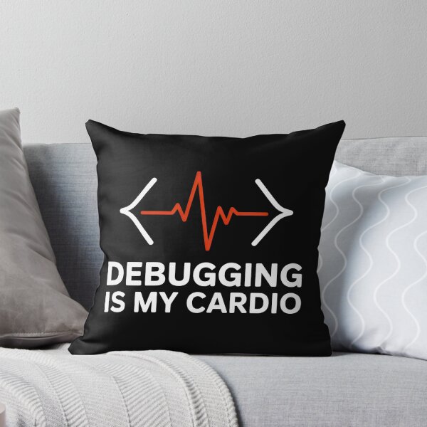 Item preview, Debugging Is My Cardio Programmer Humour designed and sold by SplashTastic.
