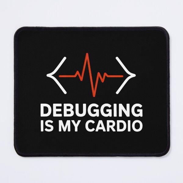 Item preview, Debugging Is My Cardio Programmer Humour designed and sold by SplashTastic.