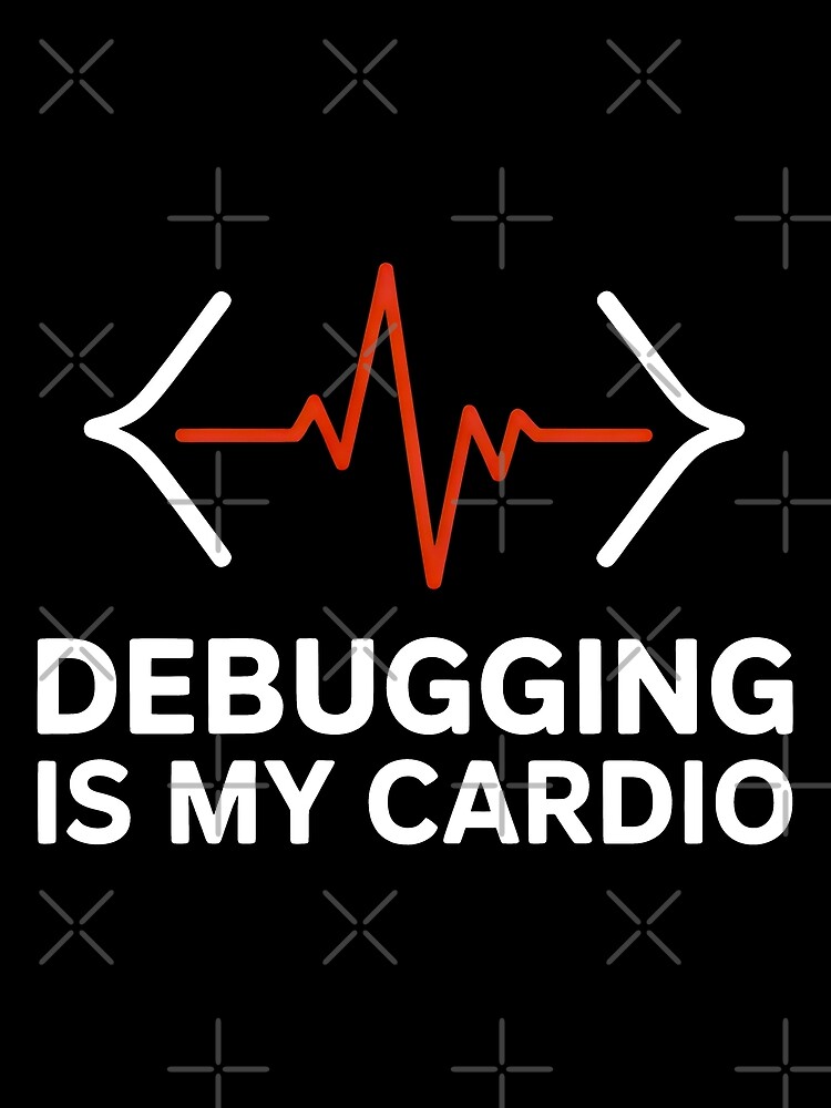 Thumbnail 3 of 3, Scarf, Debugging Is My Cardio Programmer Humour designed and sold by SplashTastic.