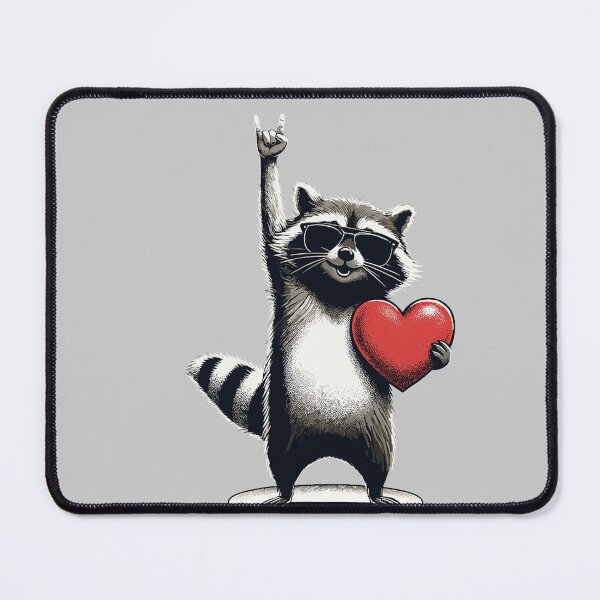 Item preview, Funny Raccoon Rock On Men Women Kids St. Valentine's Day designed and sold by mjohnson9.