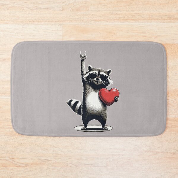Item preview, Funny Raccoon Rock On Men Women Kids St. Valentine's Day designed and sold by mjohnson9.
