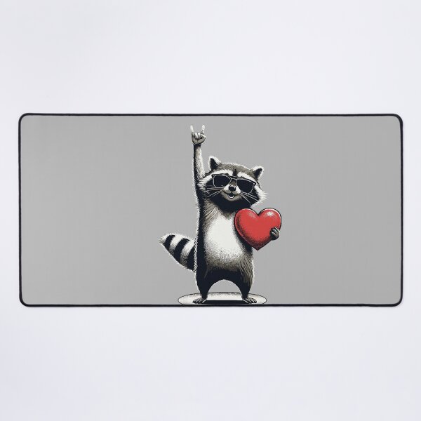 Item preview, Funny Raccoon Rock On Men Women Kids St. Valentine's Day designed and sold by mjohnson9.