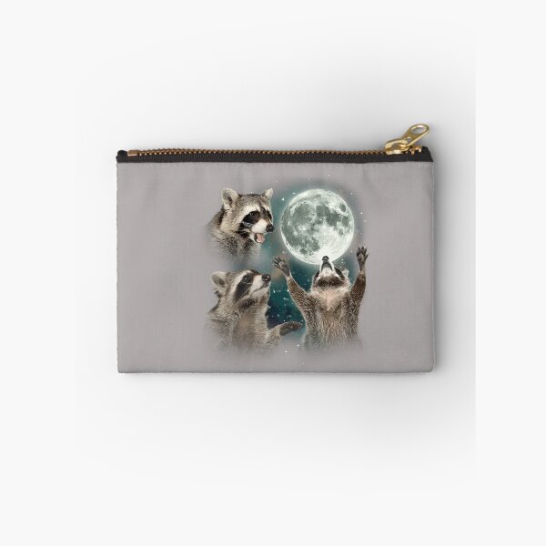Item preview, Raccoon 3 Racoons Howling at Moon Funny Weird Cursed designed and sold by mjohnson9.