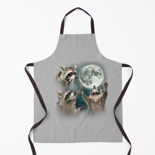 Item preview, Raccoon 3 Racoons Howling at Moon Funny Weird Cursed designed and sold by mjohnson9.
