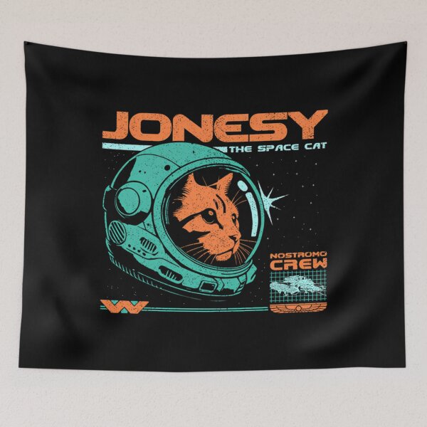 Item preview, Jonesy The Space Cat  designed and sold by JeanneMarie6.