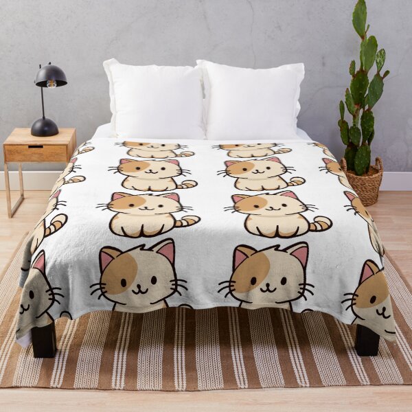 Item preview, Adorable Kawaii Calico Kitten Smiling designed and sold by kyDesigns.CO.
