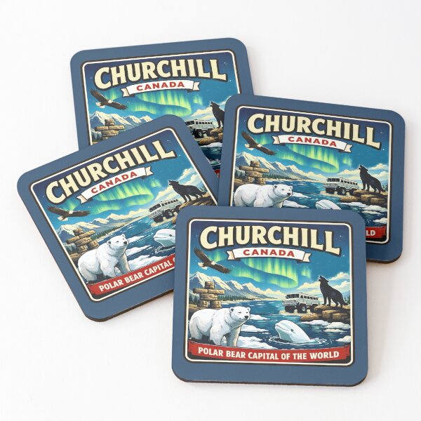 Item preview, Churchill, Canada - Polar Bear Capital of the World designed and sold by Myra365Art.