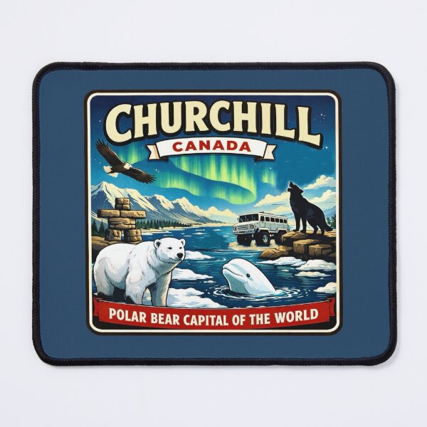 Item preview, Churchill, Canada - Polar Bear Capital of the World designed and sold by Myra365Art.