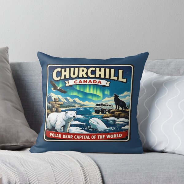Item preview, Churchill, Canada - Polar Bear Capital of the World designed and sold by Myra365Art.