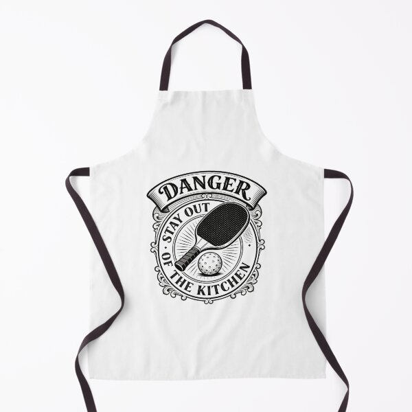 Item preview, Vintage 1930s Cartoon Pickleball - Stay Out Of The Kitchen designed and sold by Ink & Iron Studio.