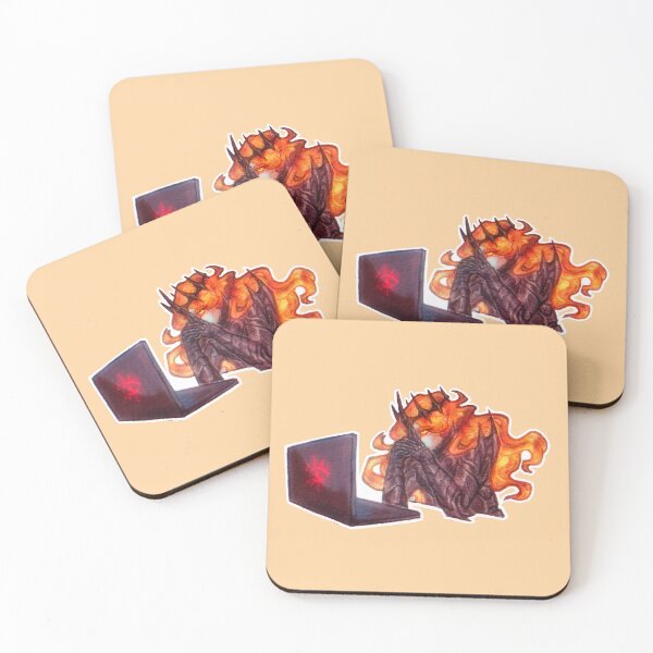 Item preview, fed up sauron staring at his laptop || the silmarillion designed and sold by pumkin patchwork.