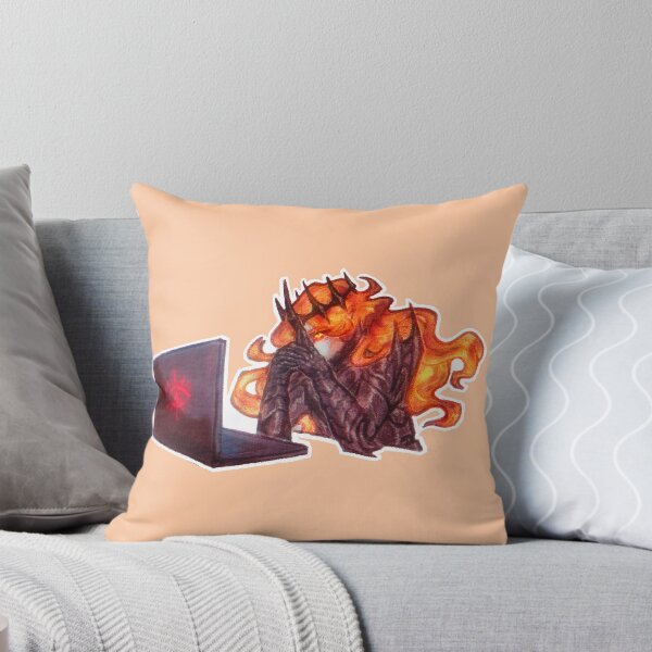 Item preview, fed up sauron staring at his laptop || the silmarillion designed and sold by pumkin  patchwork.