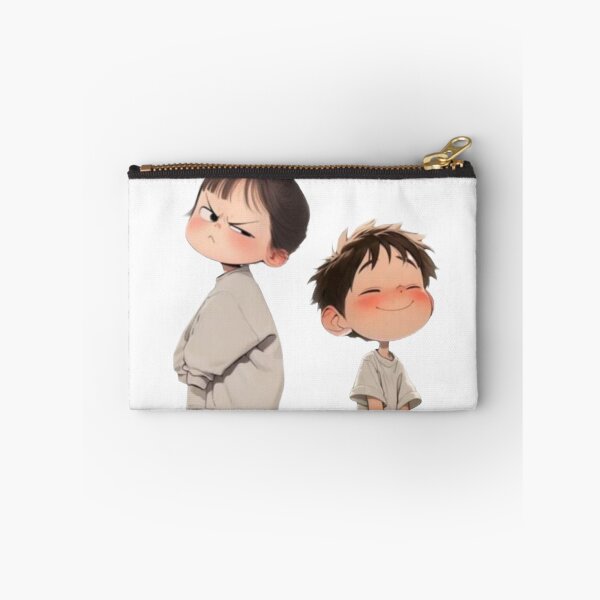 Item preview, She’s Mad, He’s Chillin’ - Funny Sibling Art designed and sold by GunnuDesigns.