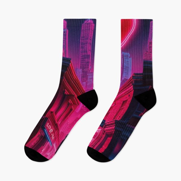 Item preview, Neon Scape - Can't find love without you designed and sold by ShaDeS-AI-Art.