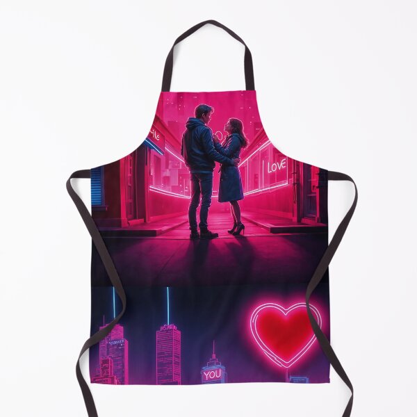 Item preview, Neon Scape - Can't find love without you designed and sold by ShaDeS-AI-Art.
