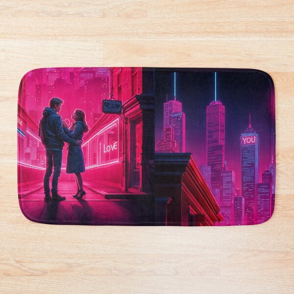 Item preview, Neon Scape - Can't find love without you designed and sold by ShaDeS-AI-Art.