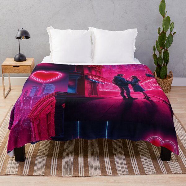 Item preview, Neon Scape - Can't find love without you designed and sold by ShaDeS-AI-Art.