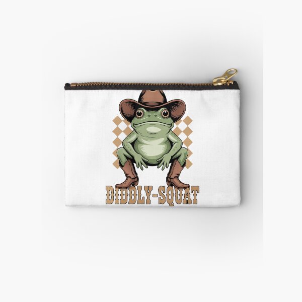 Item preview, Diddly Squat Cowboy Frog – Funny Western Frog Illustration designed and sold by Snifferius.