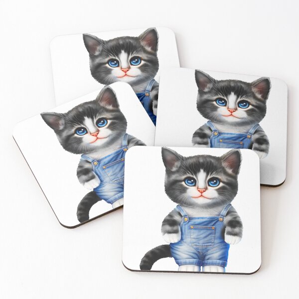 Item preview, Kitten in pants designed and sold by KrisGraphic45.