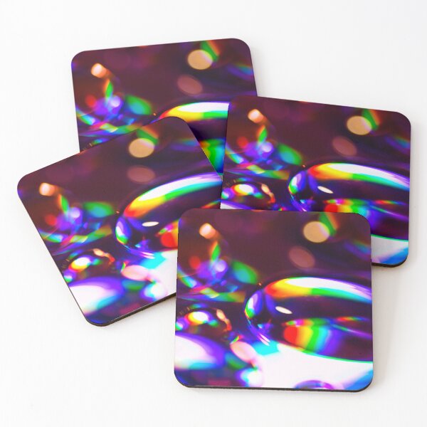 Item preview, colorful bubbles abstract water drops designed and sold by Nikoleta Vukovic.