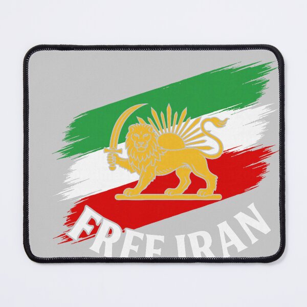 Item preview, Free Iran T Iranian Flag Lion designed and sold by KathieFaugh.