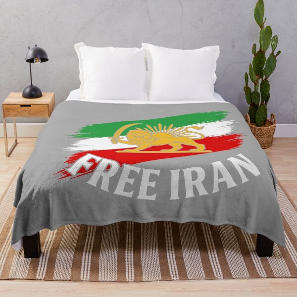 Item preview, Free Iran T Iranian Flag Lion designed and sold by KathieFaugh.