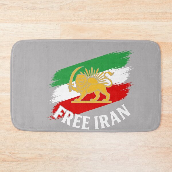 Item preview, Free Iran T Iranian Flag Lion designed and sold by KathieFaugh.