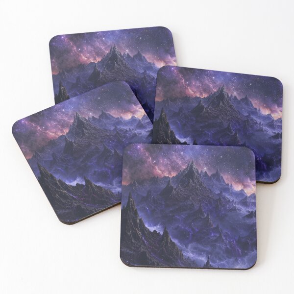 Item preview, Mountains Cinematic Cosmic Art designed and sold by QuantumDrift.